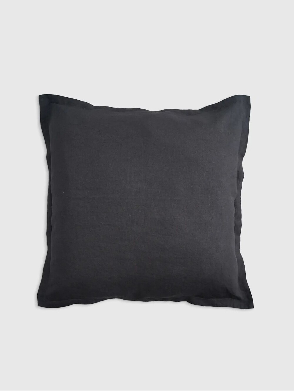 Quince European Linen Euro Sham (Charcoal)